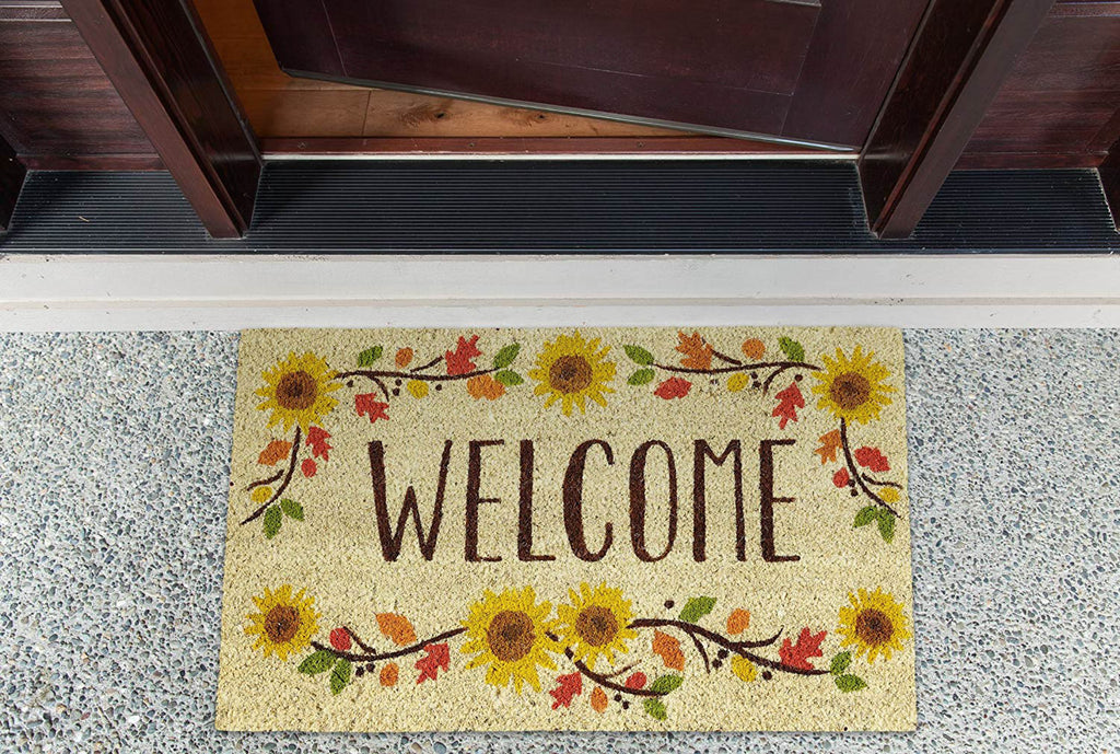 Welcome Sunflowers Doormat