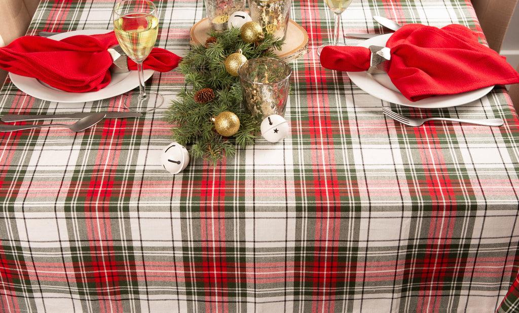 Christmas Plaid Tablecloth