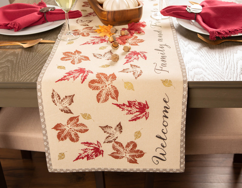 Gather Together Print Table Runner, 14x72"