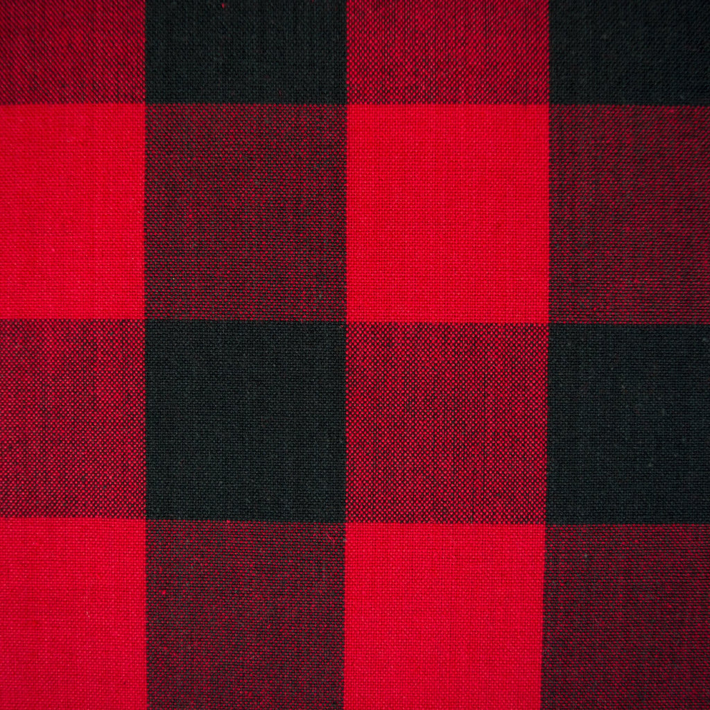 DII Red Buffalo Check Tablecloth