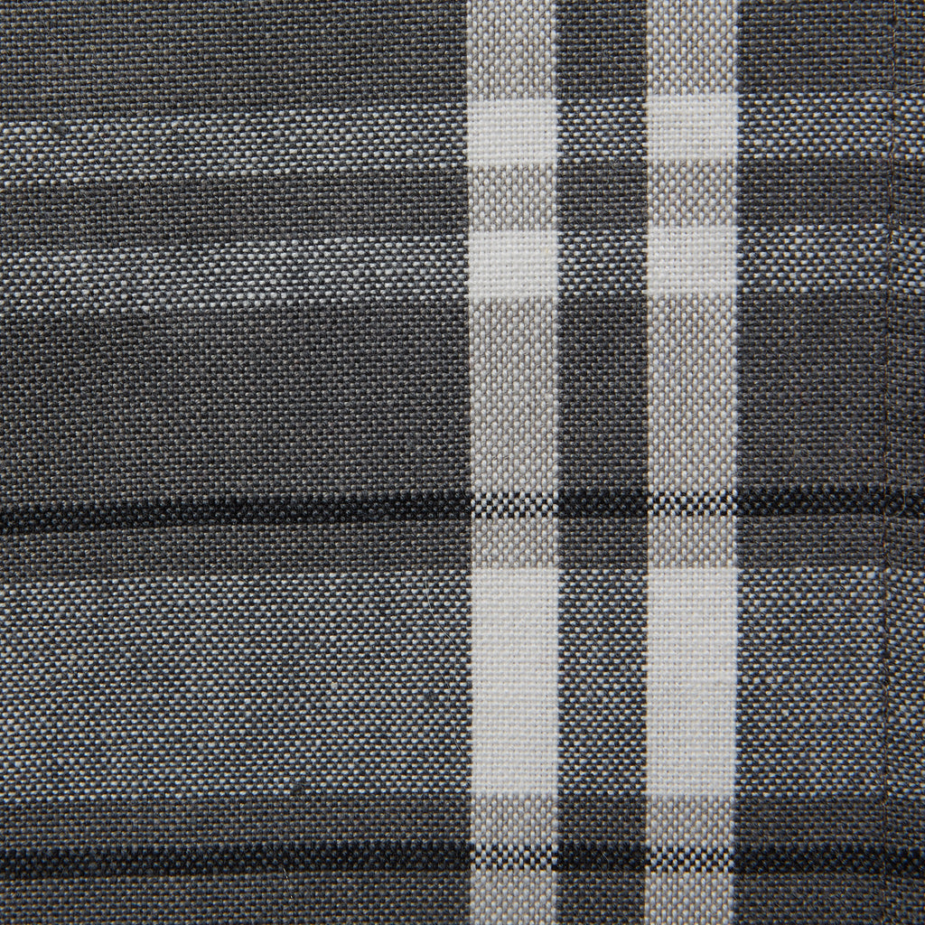 Gray Chambray French Stripe Table Runner