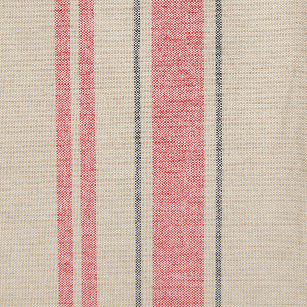 Red French Stripe Woven Dishtowel Set of 3