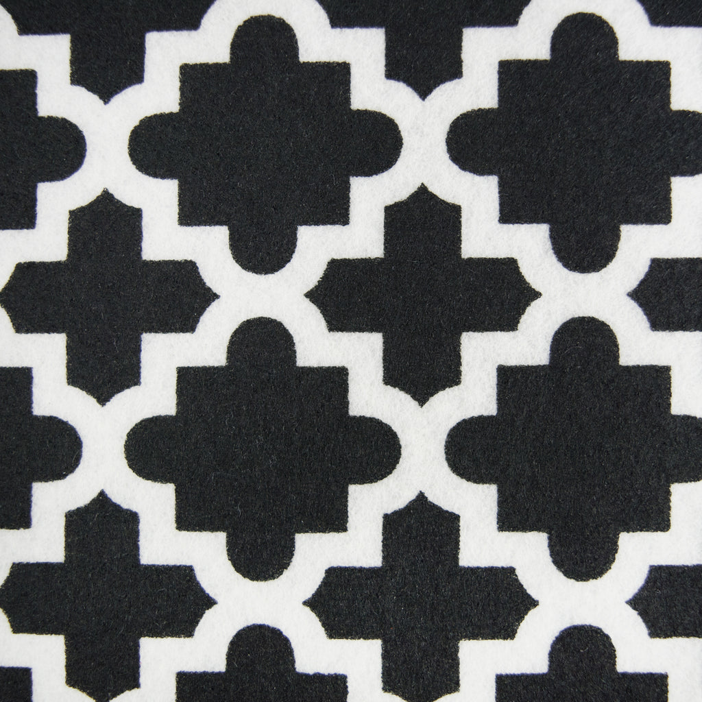 Black Lattice Fridge Liner Set of 6