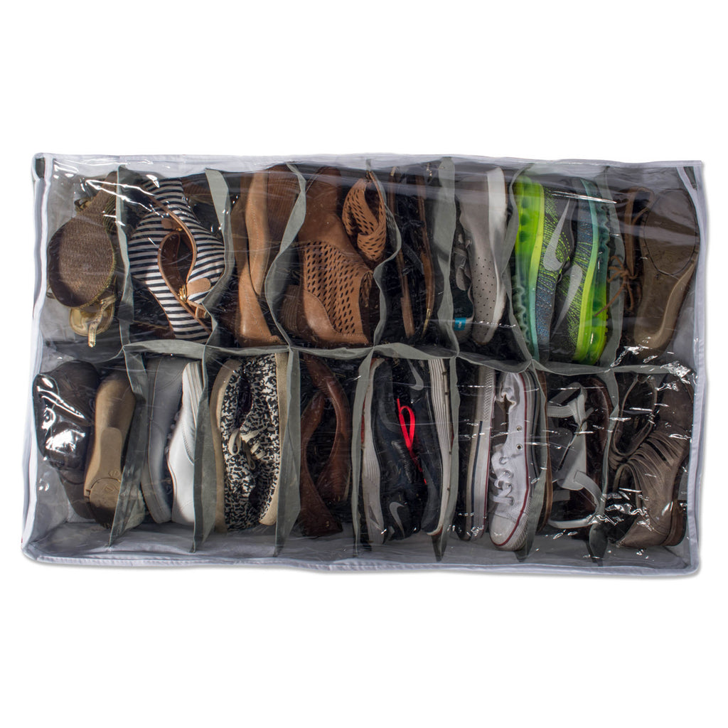 DII Gray 16 Shoes Soft Storage