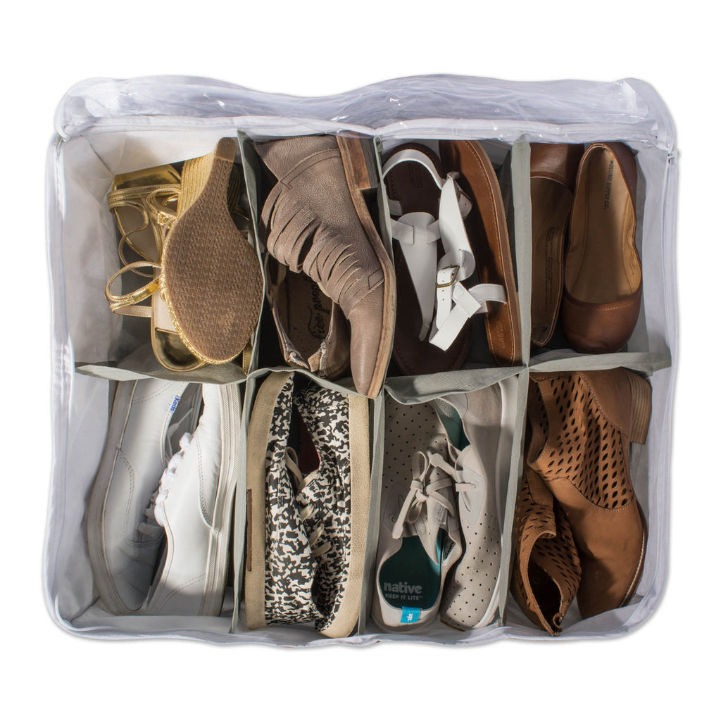 Gray 8 Shoes Soft Storage