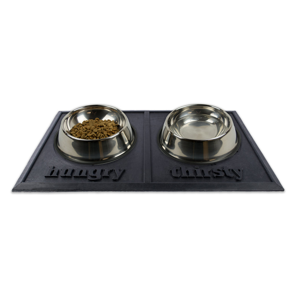 DII Hungry / Thirsty Rubber Pet Mat