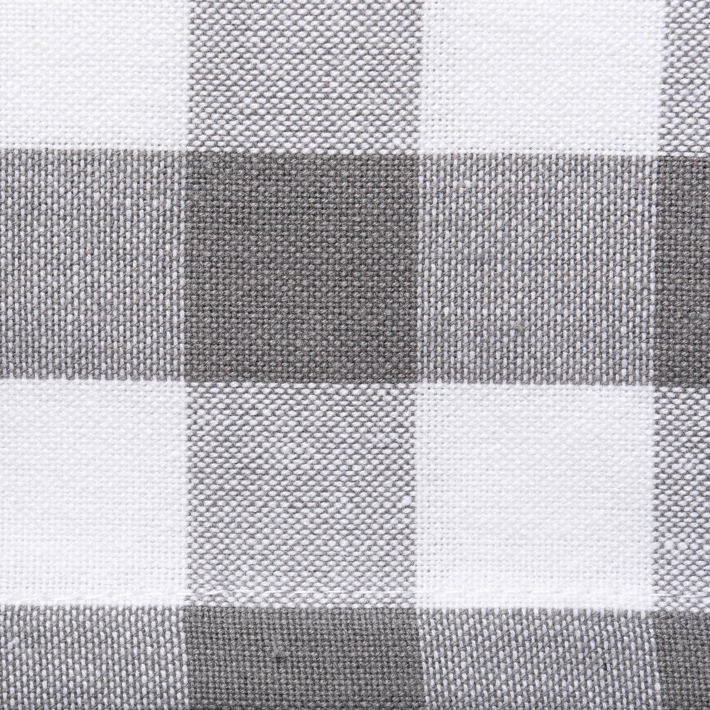 Gray/White Checkers Tablecloth