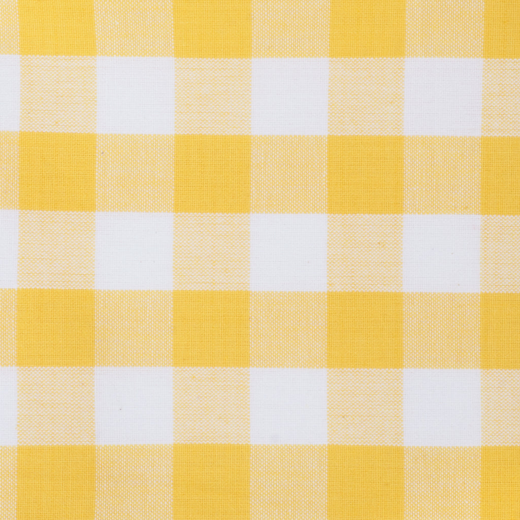 Yellow/White Checkers Napkin Set of 6