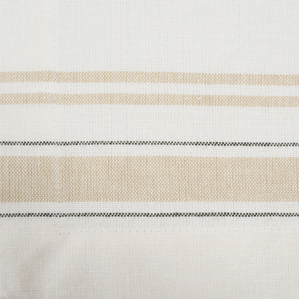 DII White Chambray French Stripe Placemat Set of 6