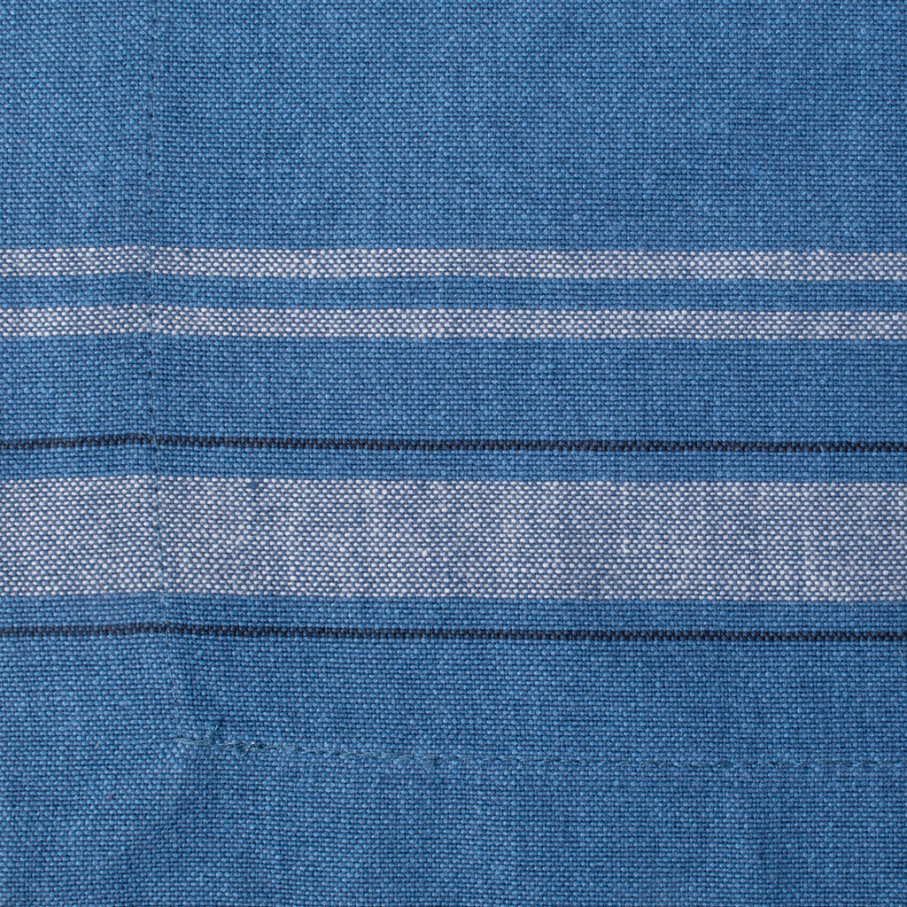 DII Blue Chambray French Stripe Placemat Set of 6
