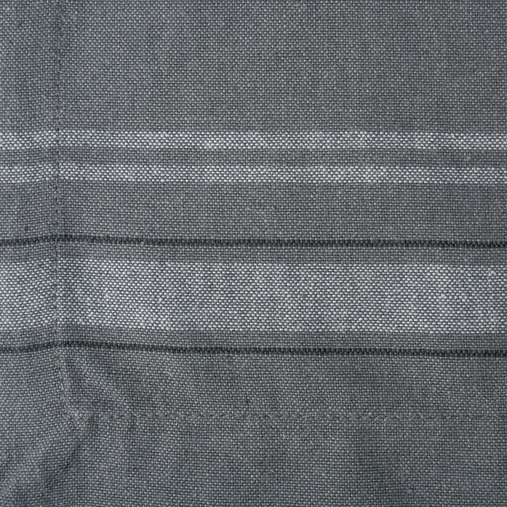 DII Gray Chambray French Stripe Placemat Set of 6