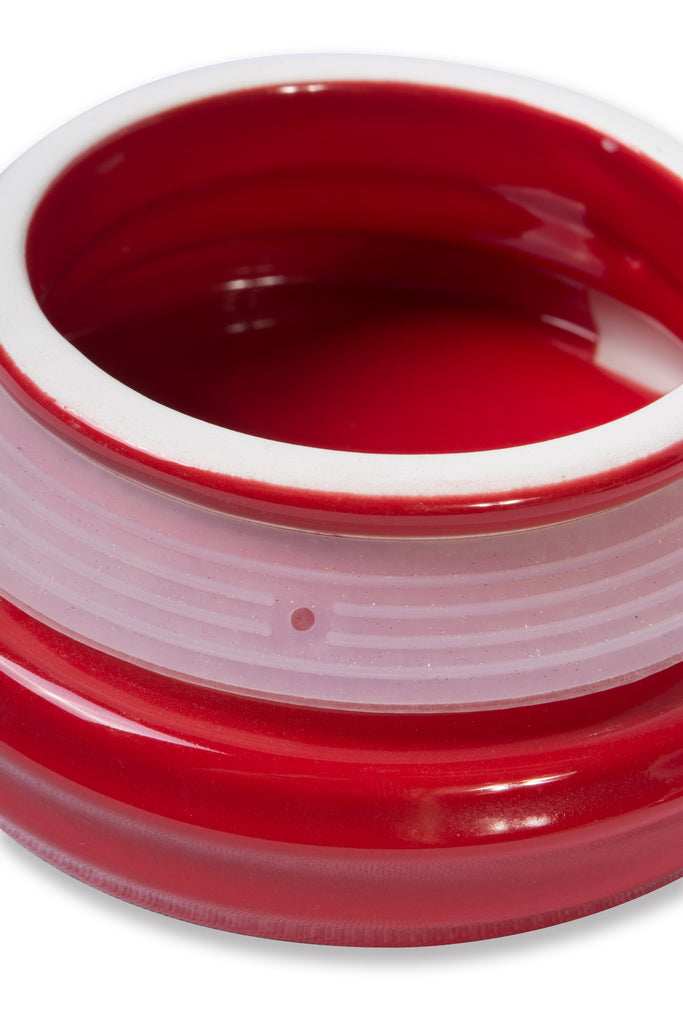 DII Ceramic Cookie & Coffee JarSet of 2 Red
