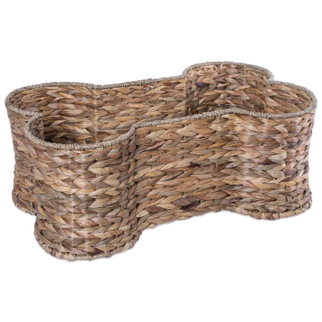 Hyacinth Bone Pet Basket Small 17.75x11x7.5
