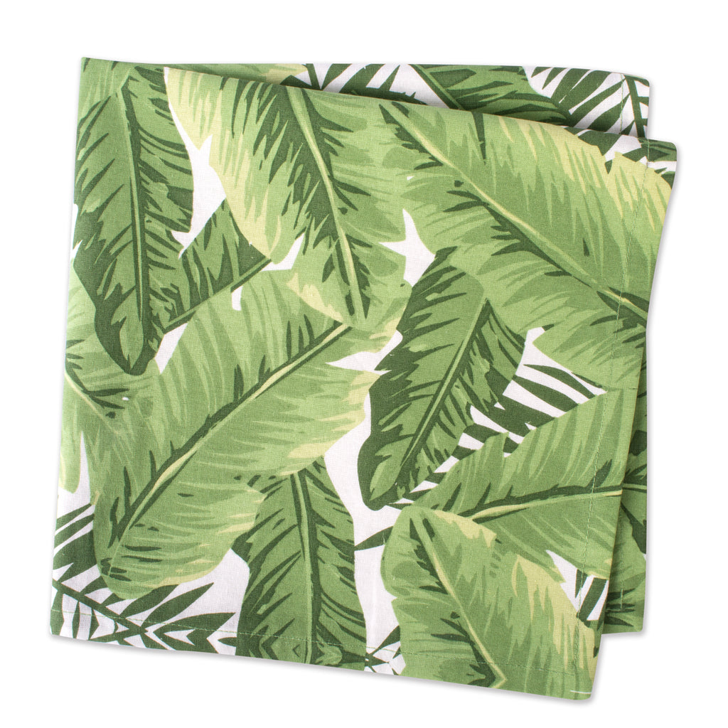 Banana Leaf Print Napkin Set of 6
