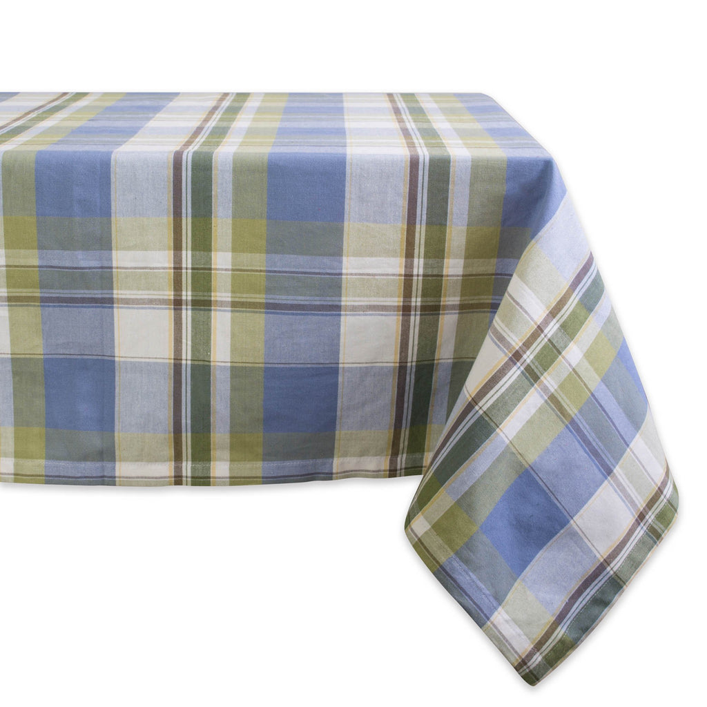Lake House Plaid Tablecloth 52x52