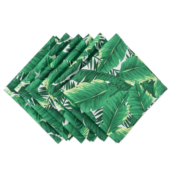 Banana Leaf Print Outdoor Napkin Set of 6 – DII Home Store