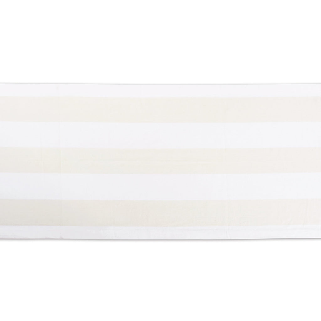 DII Natural/White Dobby Stripe Table Runner