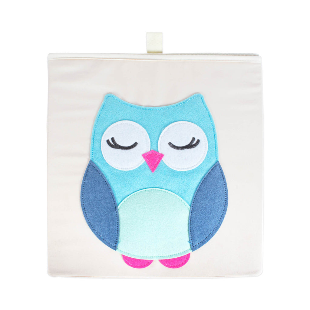 DII Polyester Kid Fts Cube Owl Square With Lid