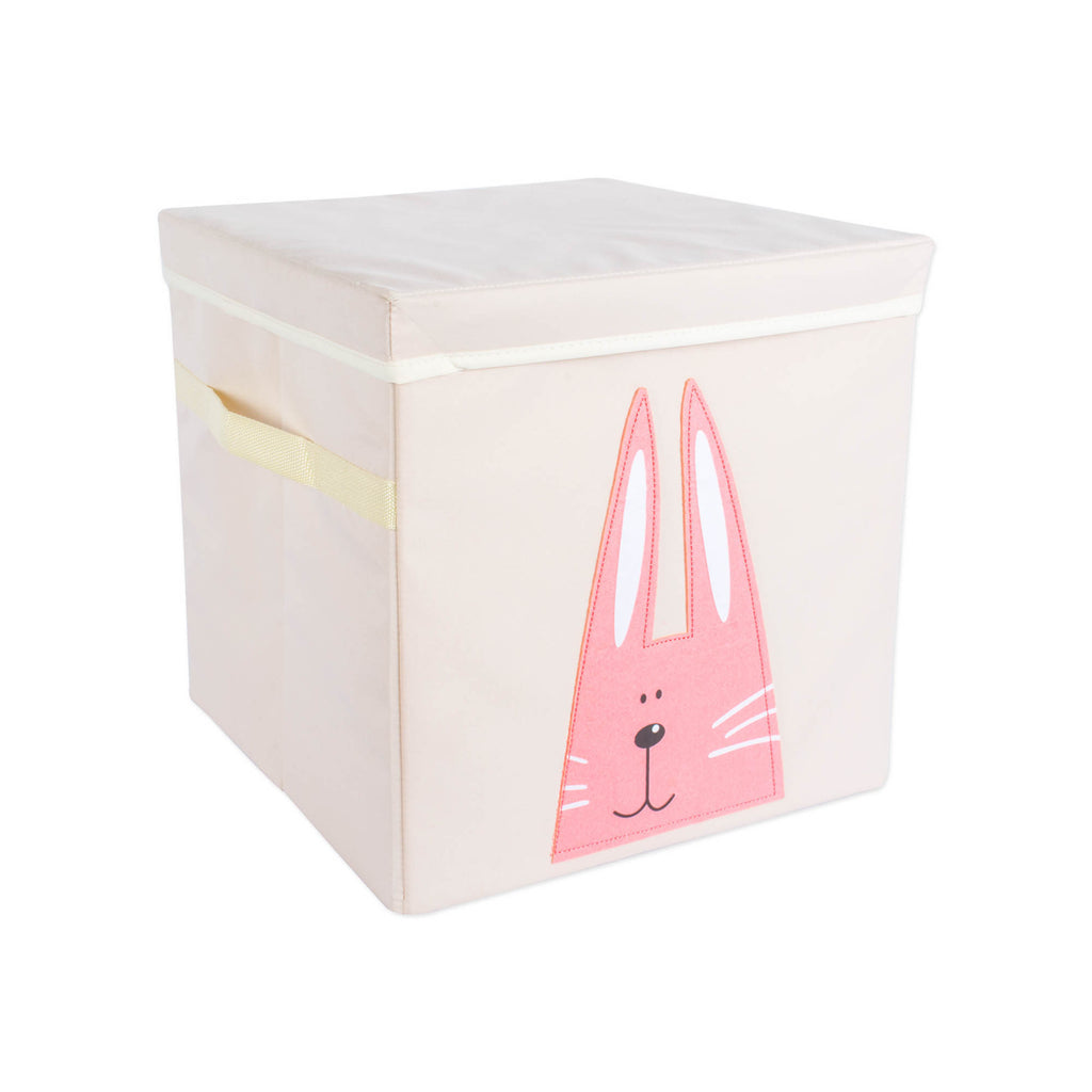 Polyester Kid Fts Cube Rabbit Square With Lid 13x13x13