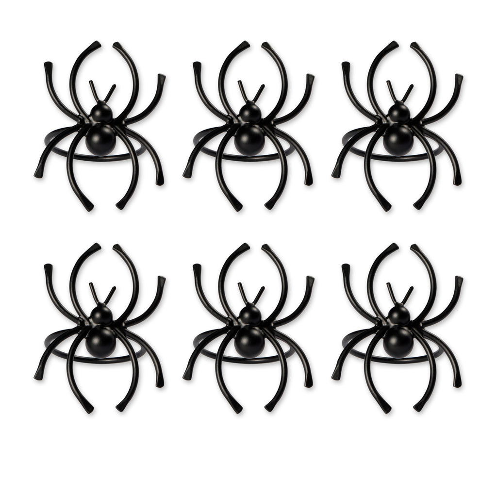 Spider Napkin Ring Set/6