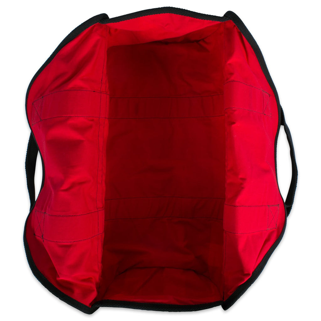 DII Red Buffalo Check Firewood Tote