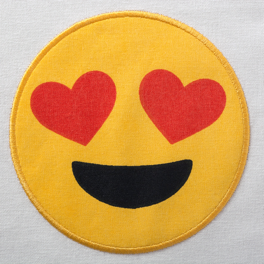 DII Smiling Emoji Embellished Dishtowels Set of 3