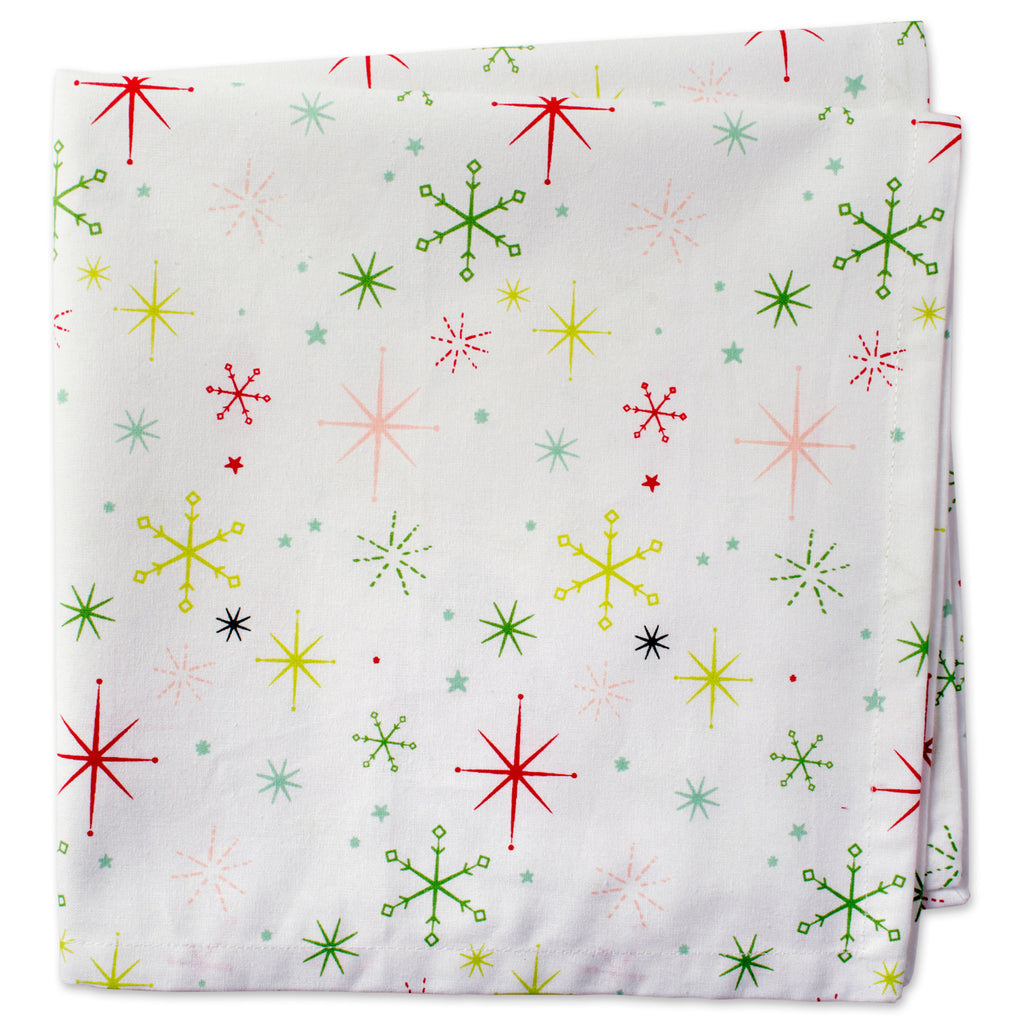 DII Christmas Star Print Napkin Set of 6