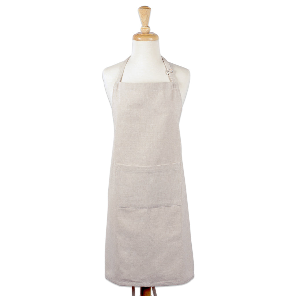DII Natural Solid Chambray Chef Apron