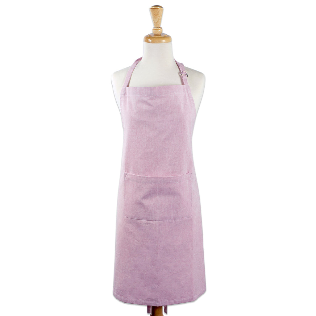 Rose Solid Chambray Chef Apron