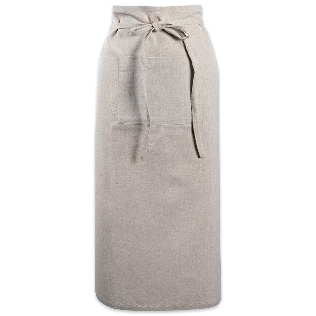 Natural Solid Chambray Bistro Apron