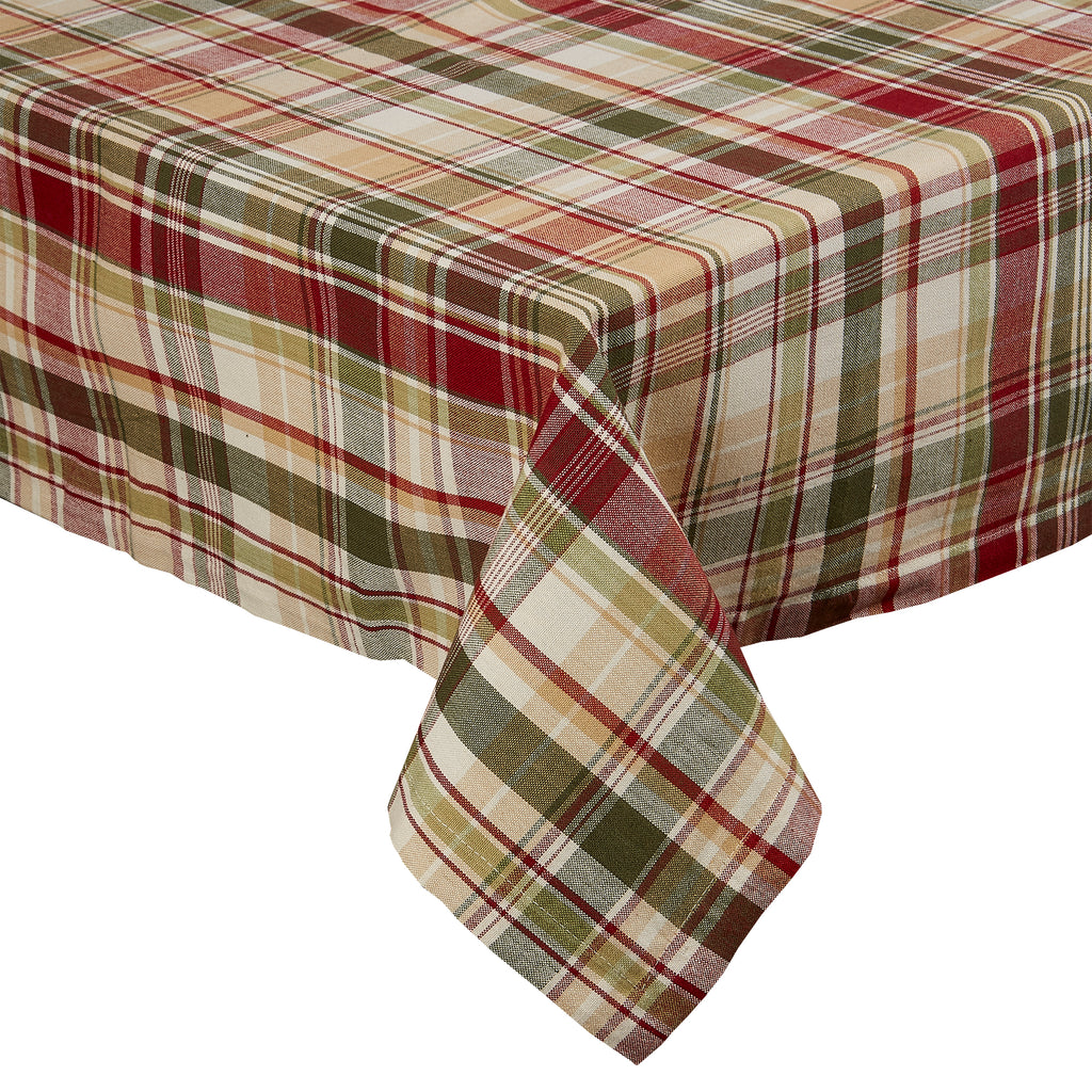 Give Thanks Plaid Tablecloth