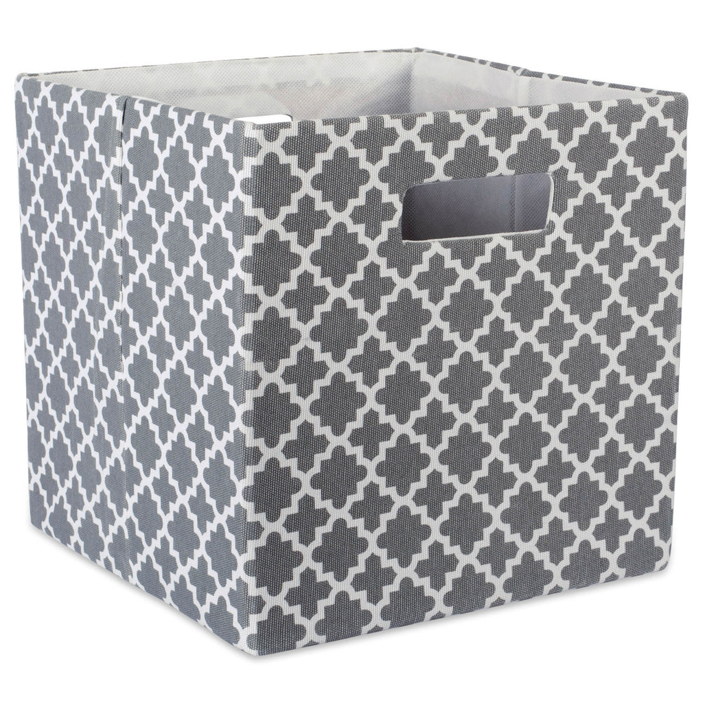 Polyester Cube Lattice Gray Square 11x11x11