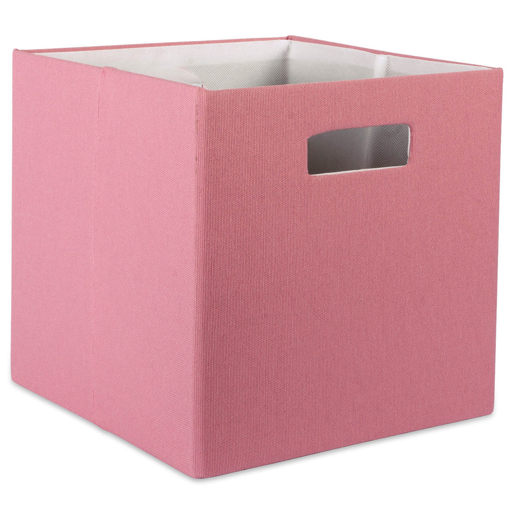Polyester Cube Solid Rose Square 11x11x11