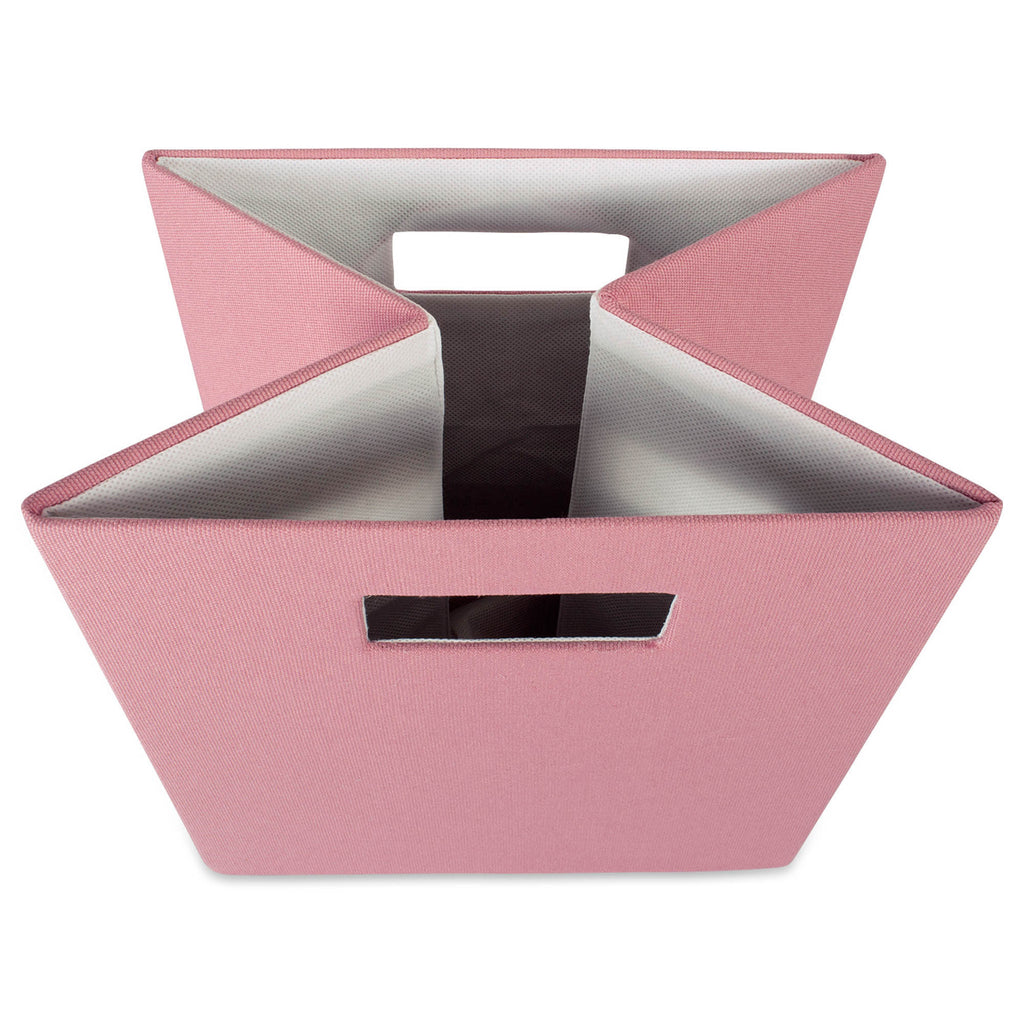 DII Polyester Cube Solid Rose Square