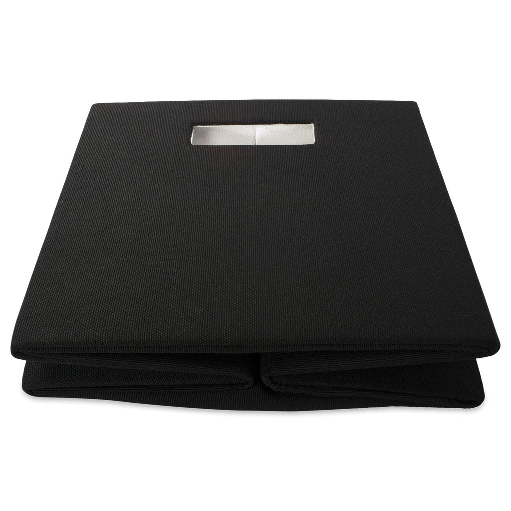 DII Polyester Cube Solid Black Square