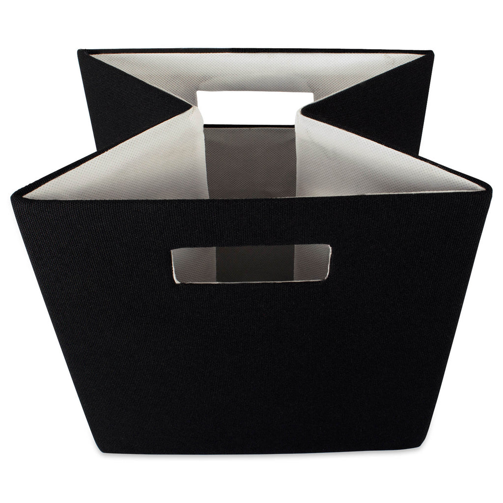 DII Polyester Cube Solid Black Square