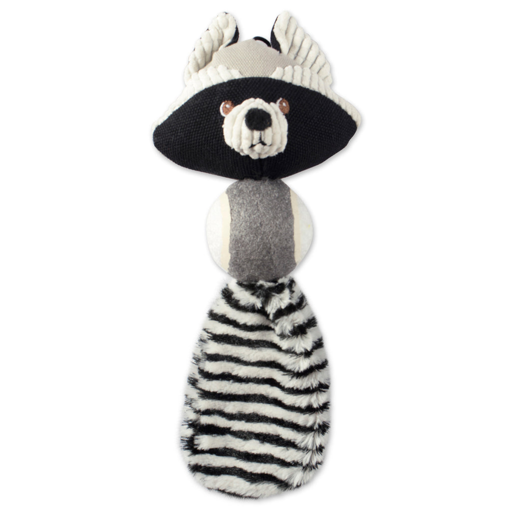 Raccoon Ball With Squeaker Pet Toy