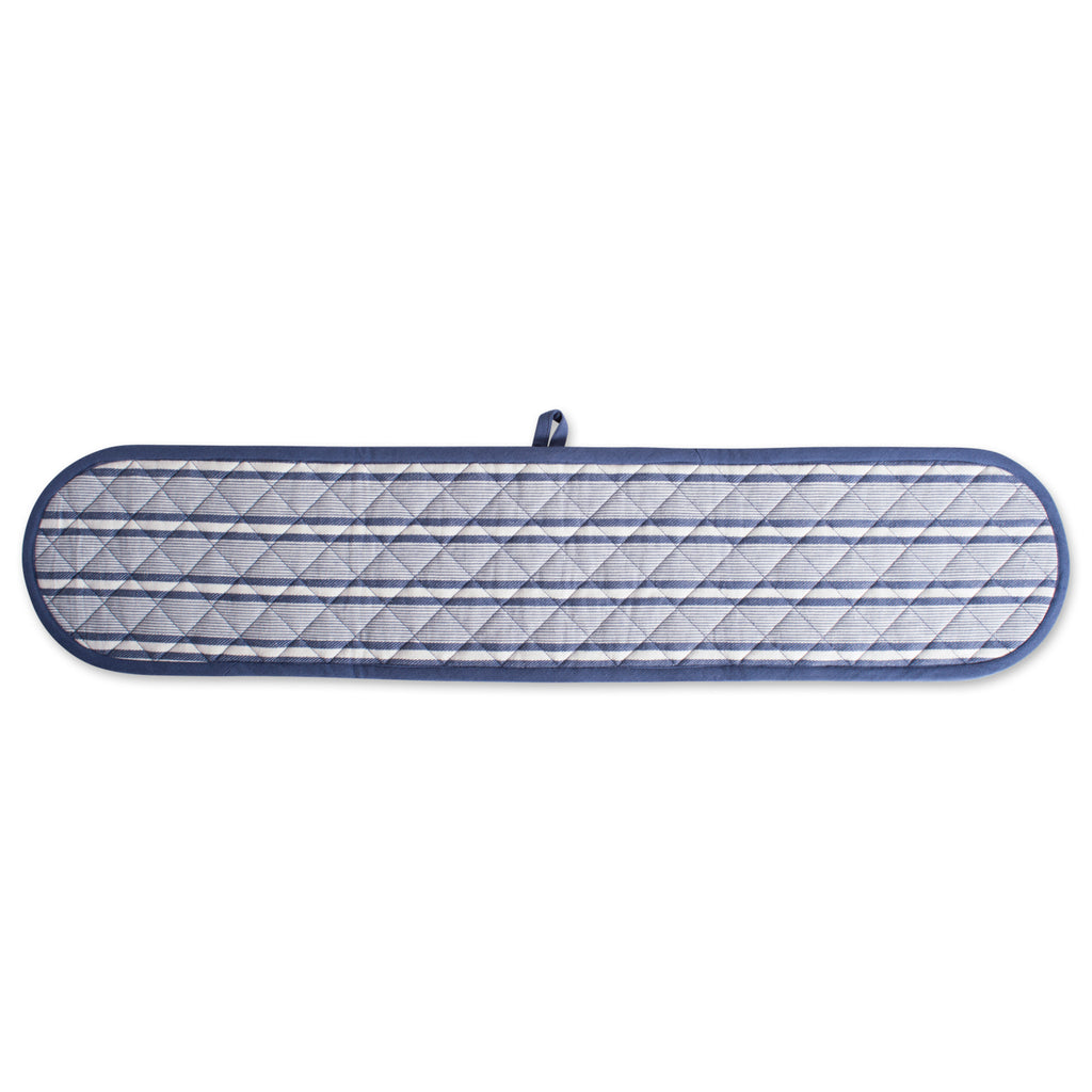 DII French Blue Chef Stripe Double Oven Mitt