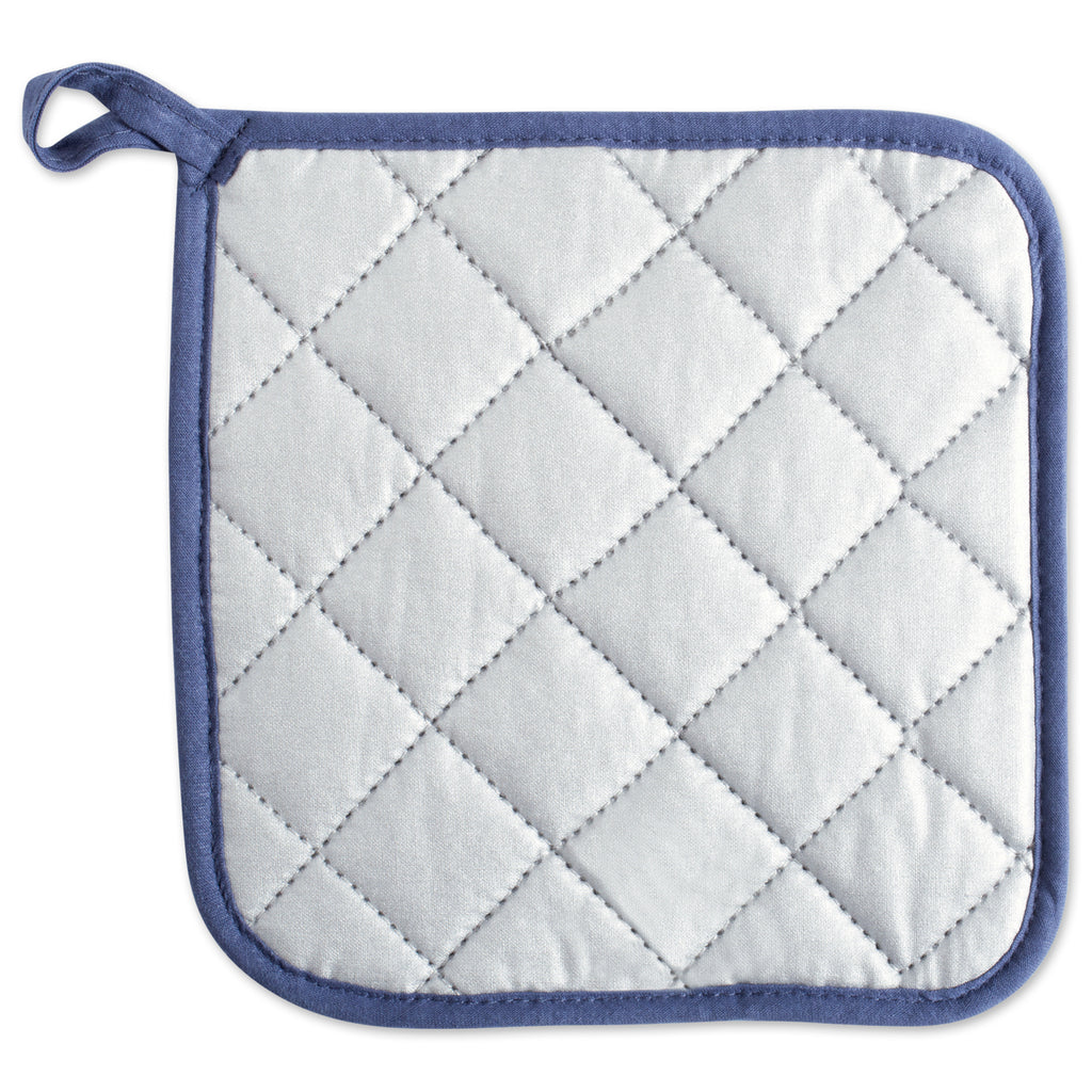 DII French Blue Terry Potholder Set of 3