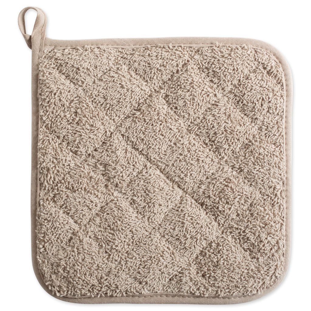 DII Stone Terry Potholder Set of 3