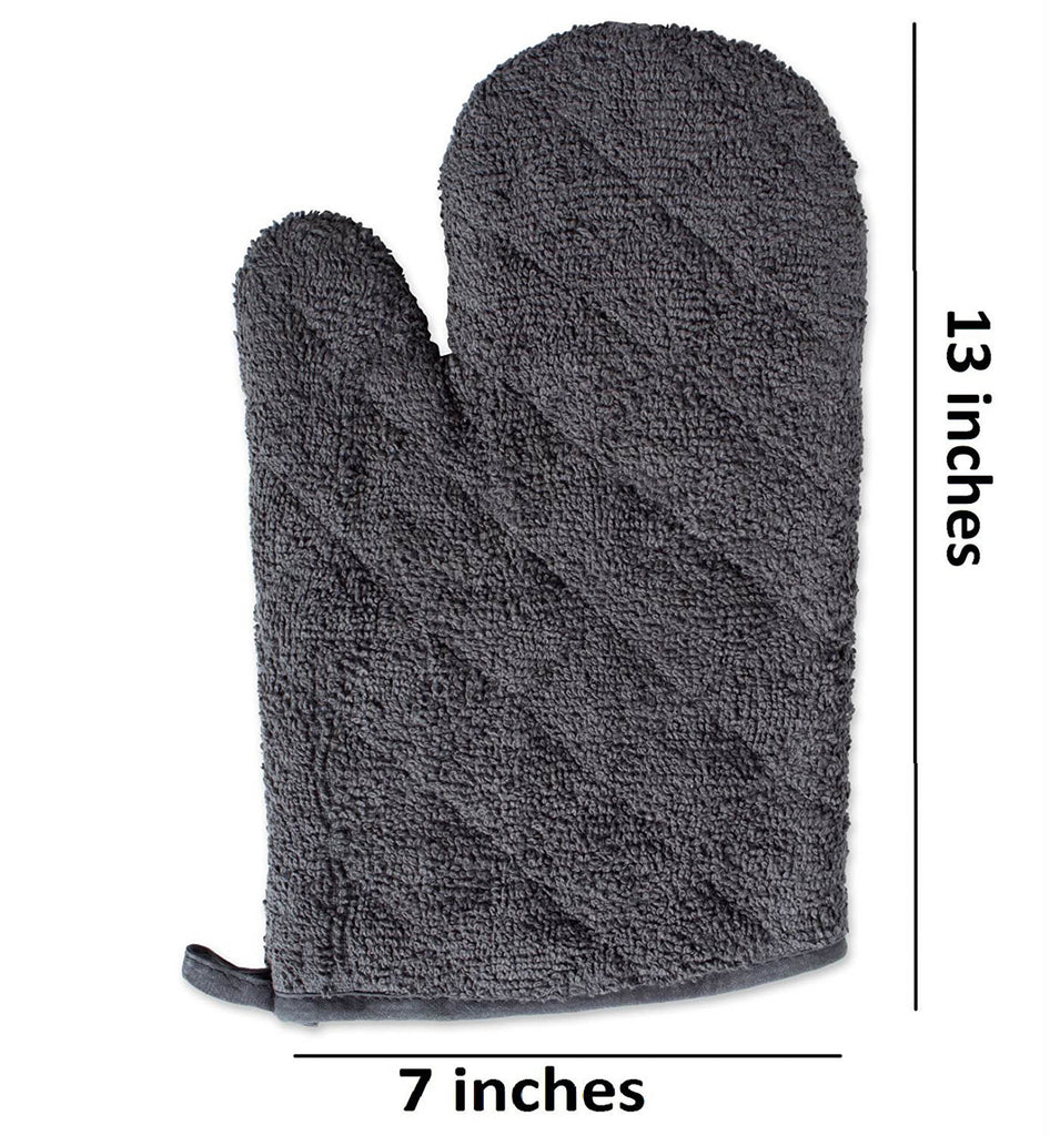 DII Mineral Terry Oven Mitt Set of 2