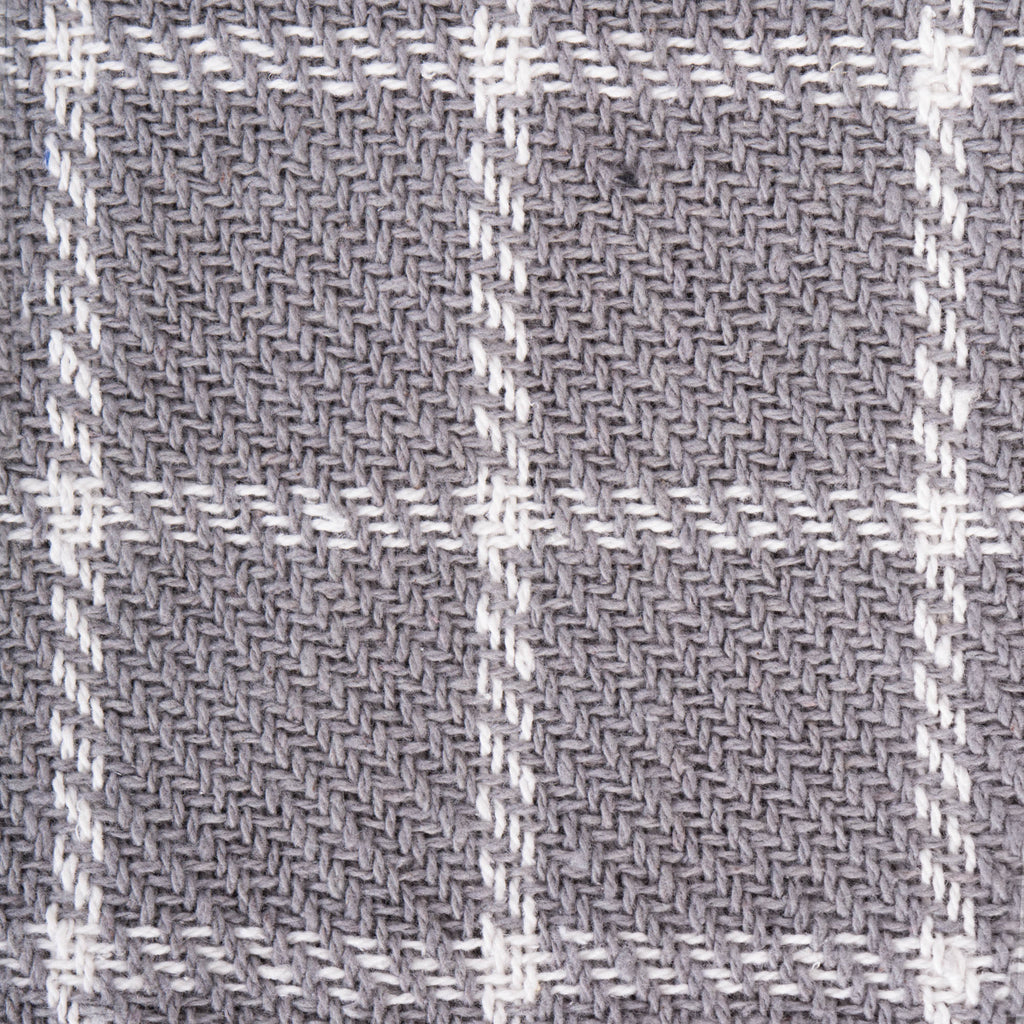 DII Gray Checked Plaid Throw