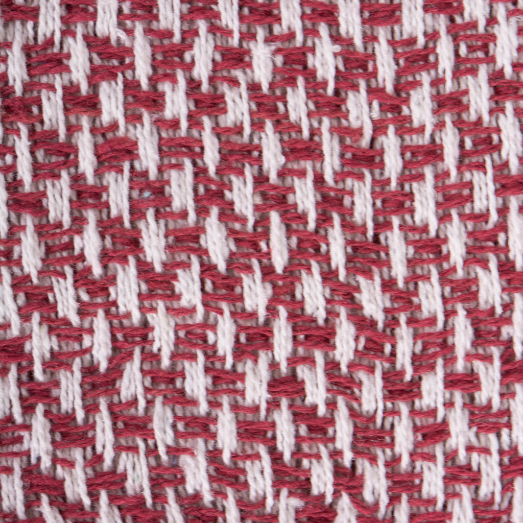 Barn Red Woven Throw Blanket