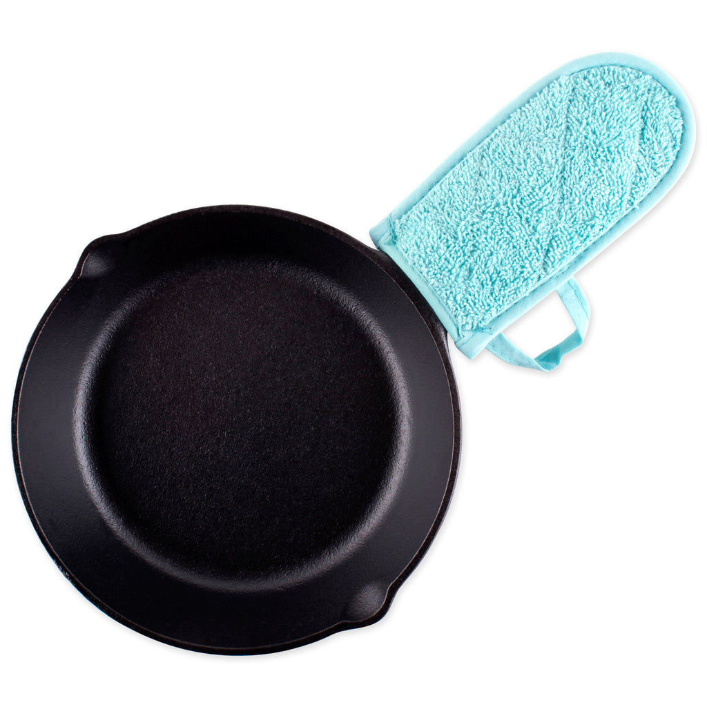 Aqua Terry Pan Handle Set of 3