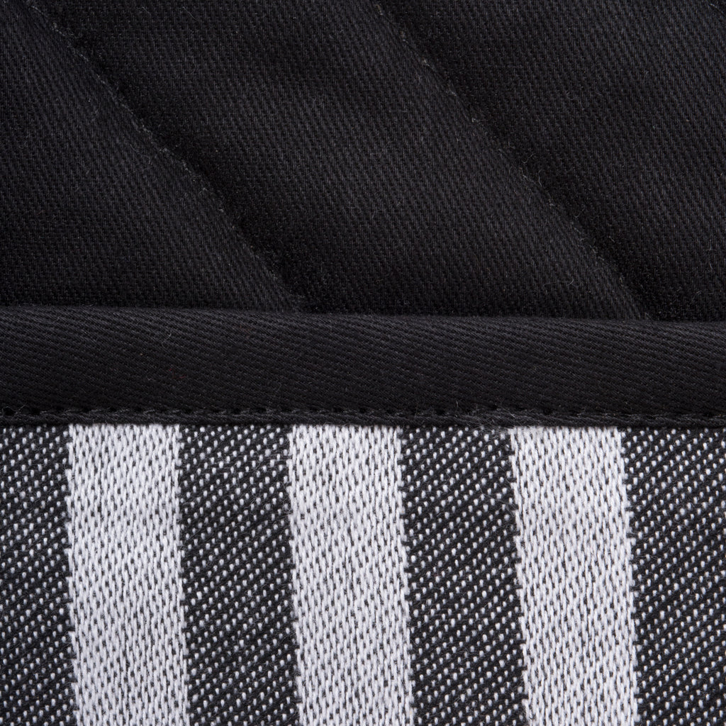 Black & White Stripe Potholder Set of 2