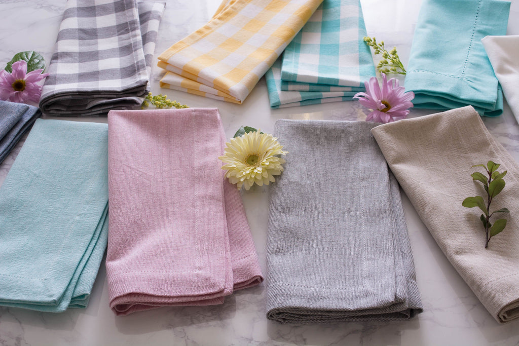 Artichoke Solid Chambray Tablecloth