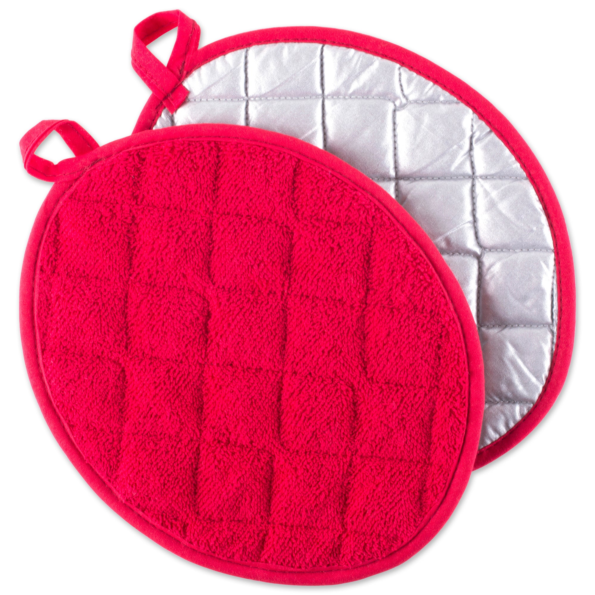 DII Red Terry Potholder (Set of 3)