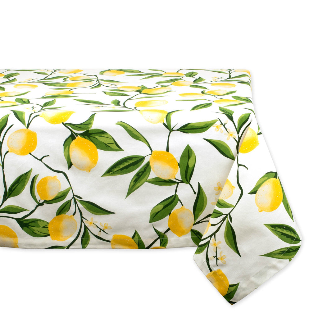 Lemon Bliss Print Tablecloth 52x52