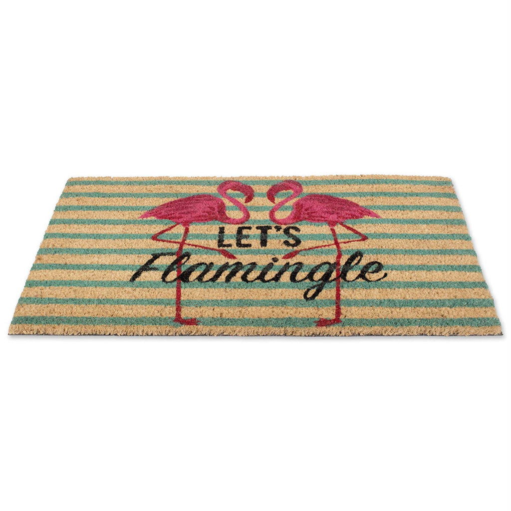 Lets Flamingle Doormat