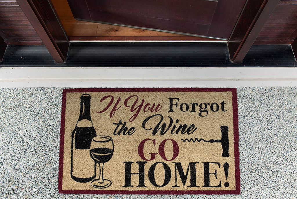 Forgot The Wine Doormat